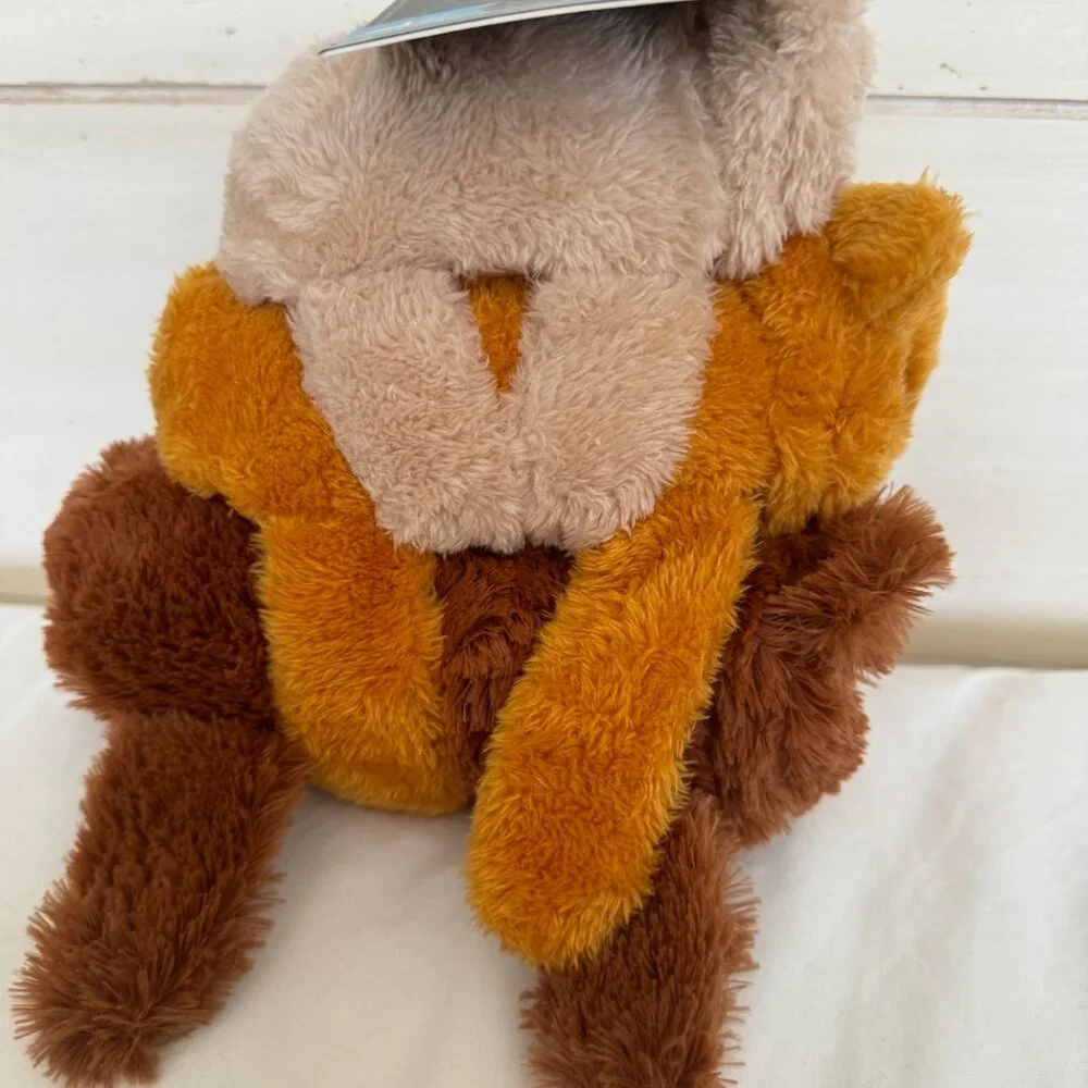 NWT, Bark Box Dog Toy GOLDILUNCH & THE THREE BEARS, L Dog, Plush 3 pc Toy, Brown